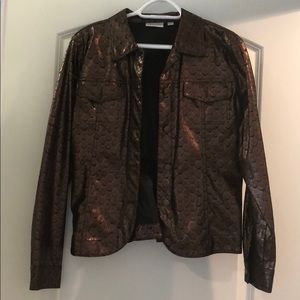 metallic copper jacket